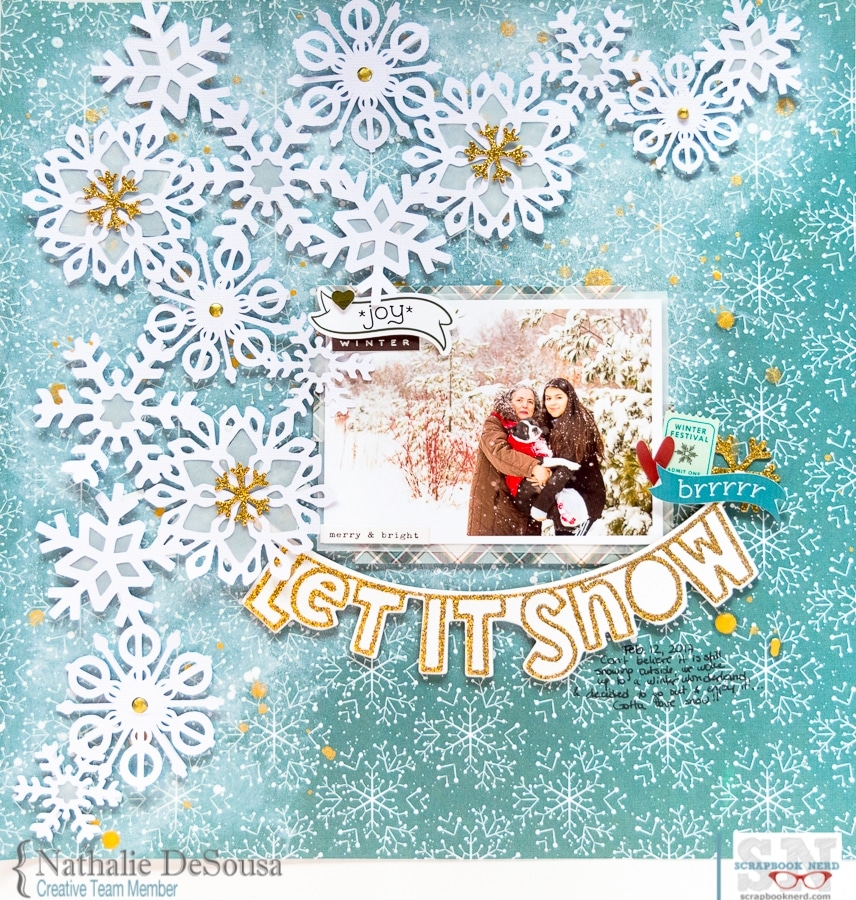 Winter Scrapbook Layouts ScrapbookingStore