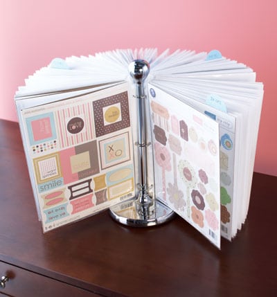 Storage For Scrapbooking Embellishments: Sort & Stash Binder