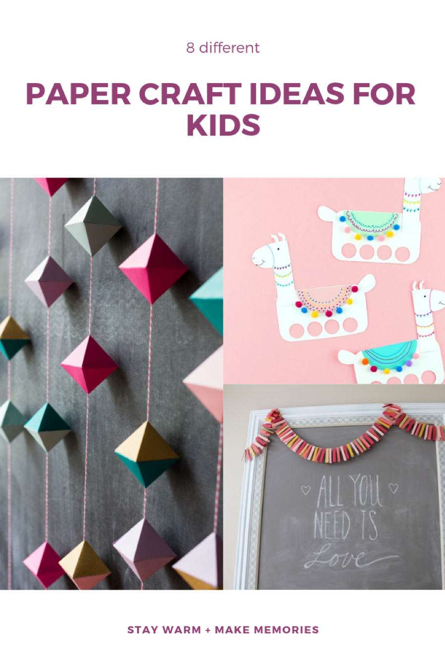 8 Creative Ways To Use Paper! Scrapbook paper craft ideas for