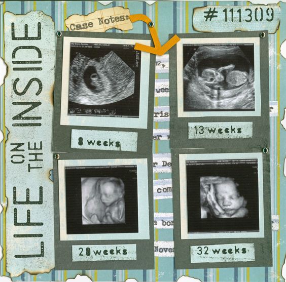 Baby Scrapbook Layouts