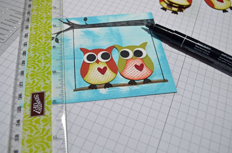 Stampin Up Owls card