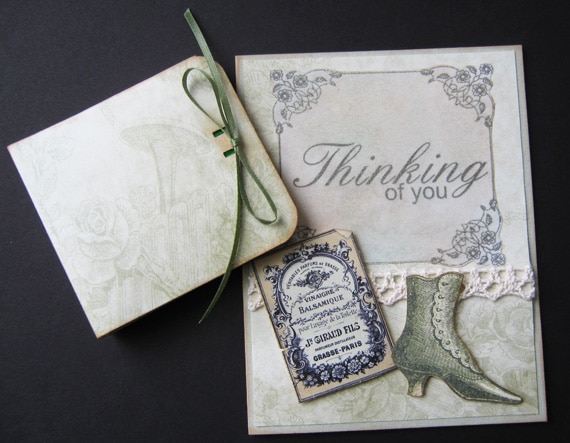 Thinking of You tea bag card