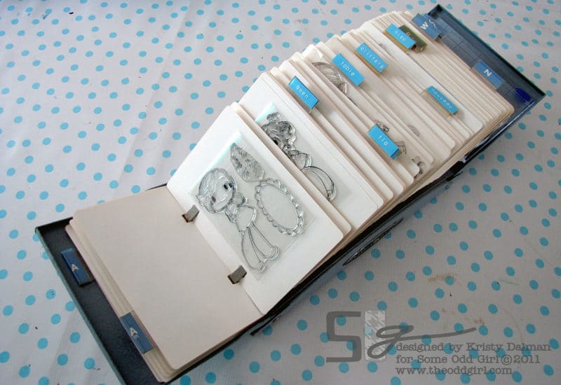 Clear Stamps Rolodex storage