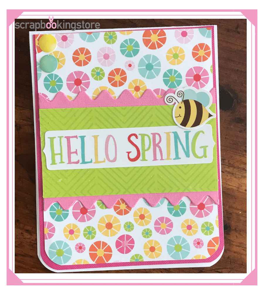 Hello Spring Paper Craft Card Ideas