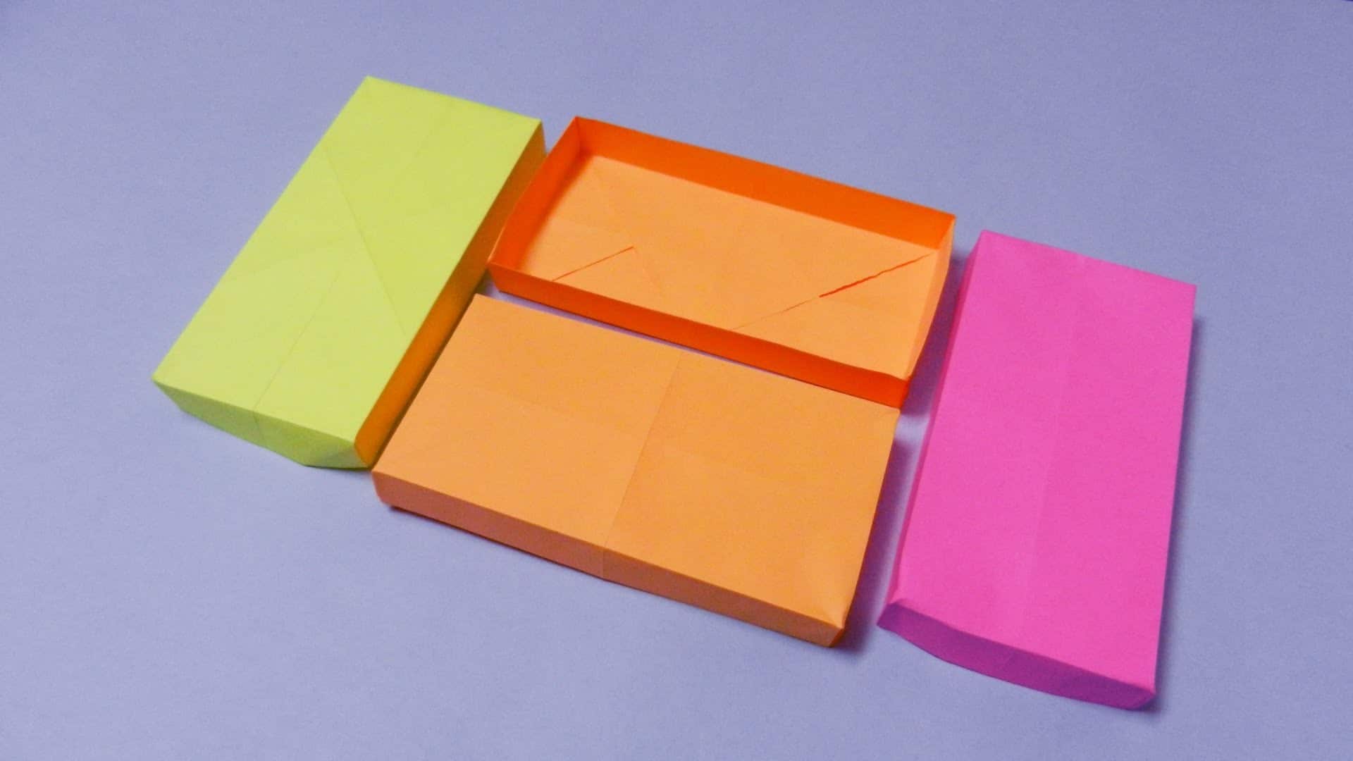 How To Make A Rectangle Box With Paper