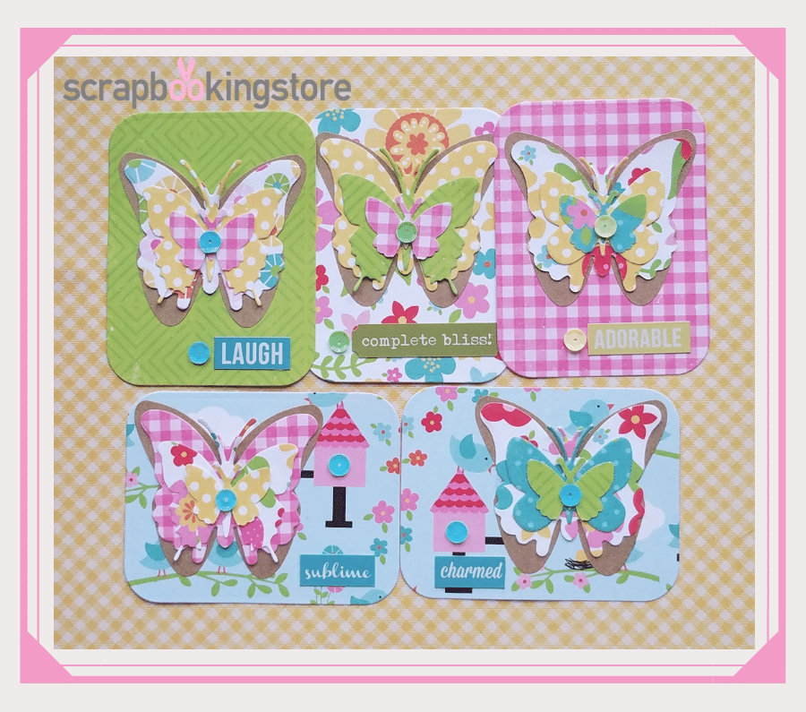 Butterfly Journal Paper Craft Cards Spring Ideas