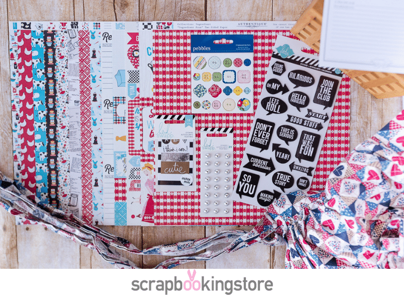 The ScrapbookingStore.com presents the featured kit for the month of April