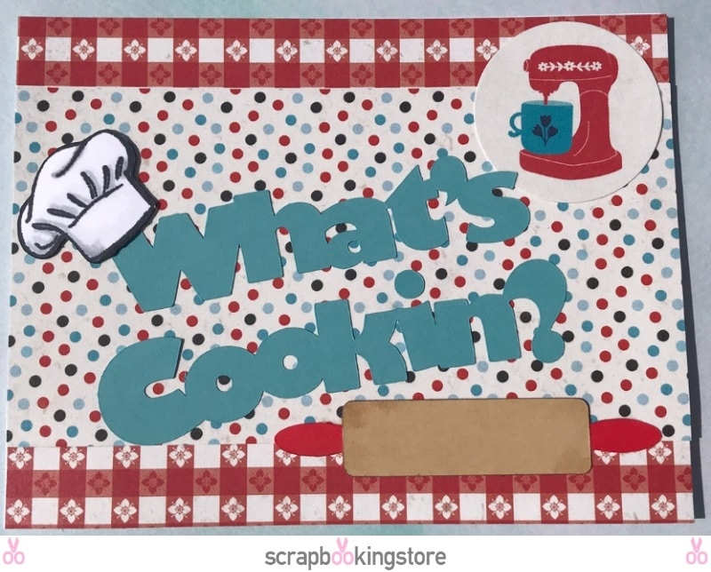 DIY Recipe Themed Cards - Mint card by Cindy using ScrapbookingStore April 2019 monthly kit