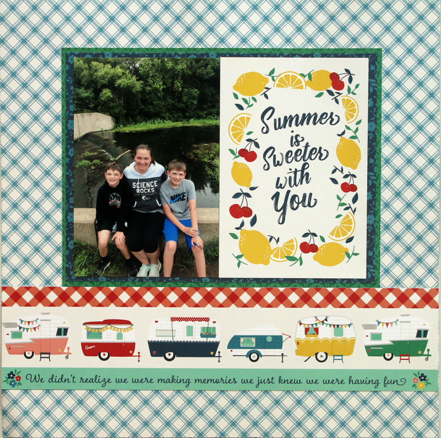 ScrapbookingStore.com August 2019 Summer Theme Scrapbook Kits for Sale