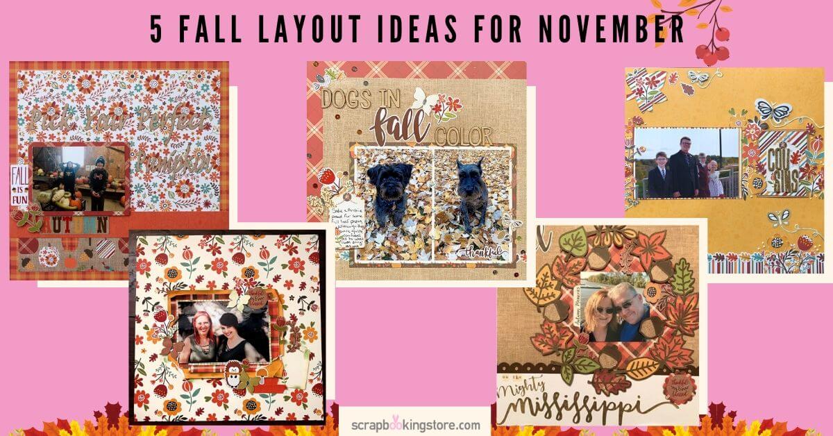 ScrapbookingStore November 2019 kit - Our Design Team members used all crafting materials from our November 2019 monthly kit called Celebrate Autumn by Echo Park.