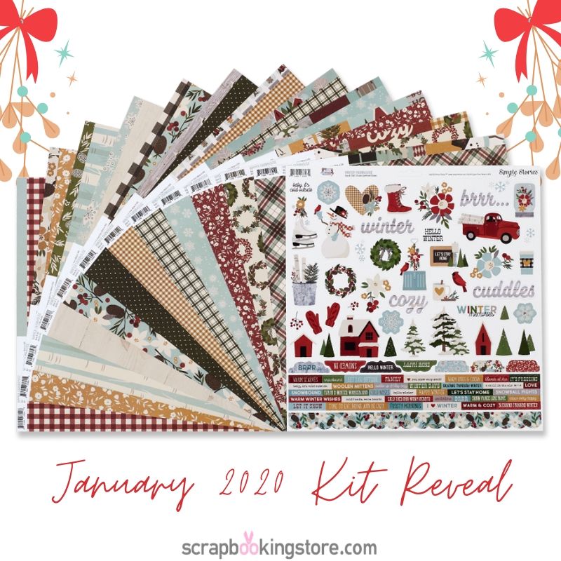 ScrapbookingStore January 2020 Scrapbook Kit Reveal