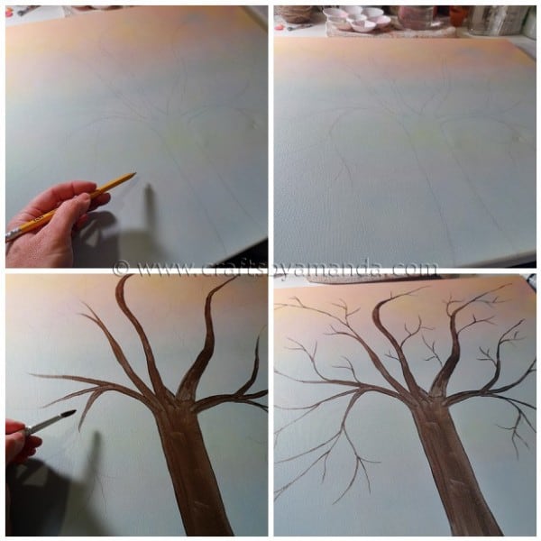 Beautiful Button Canvas Art Tree