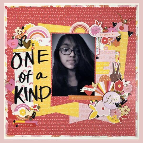 ScrapbookingStore April 2020 kit - One of a Kind by My Mind’s Eye