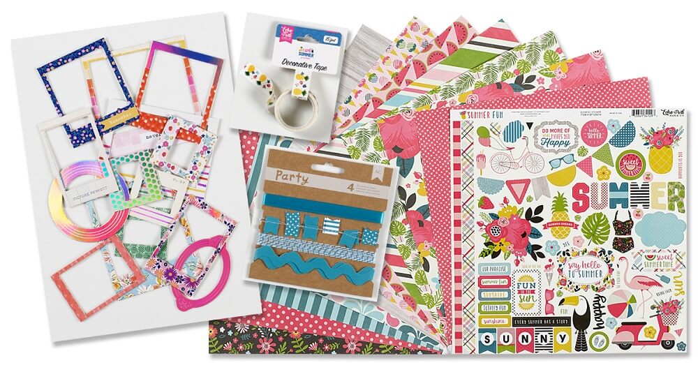 August scrapbooking kit Summer Fun by Echo Park