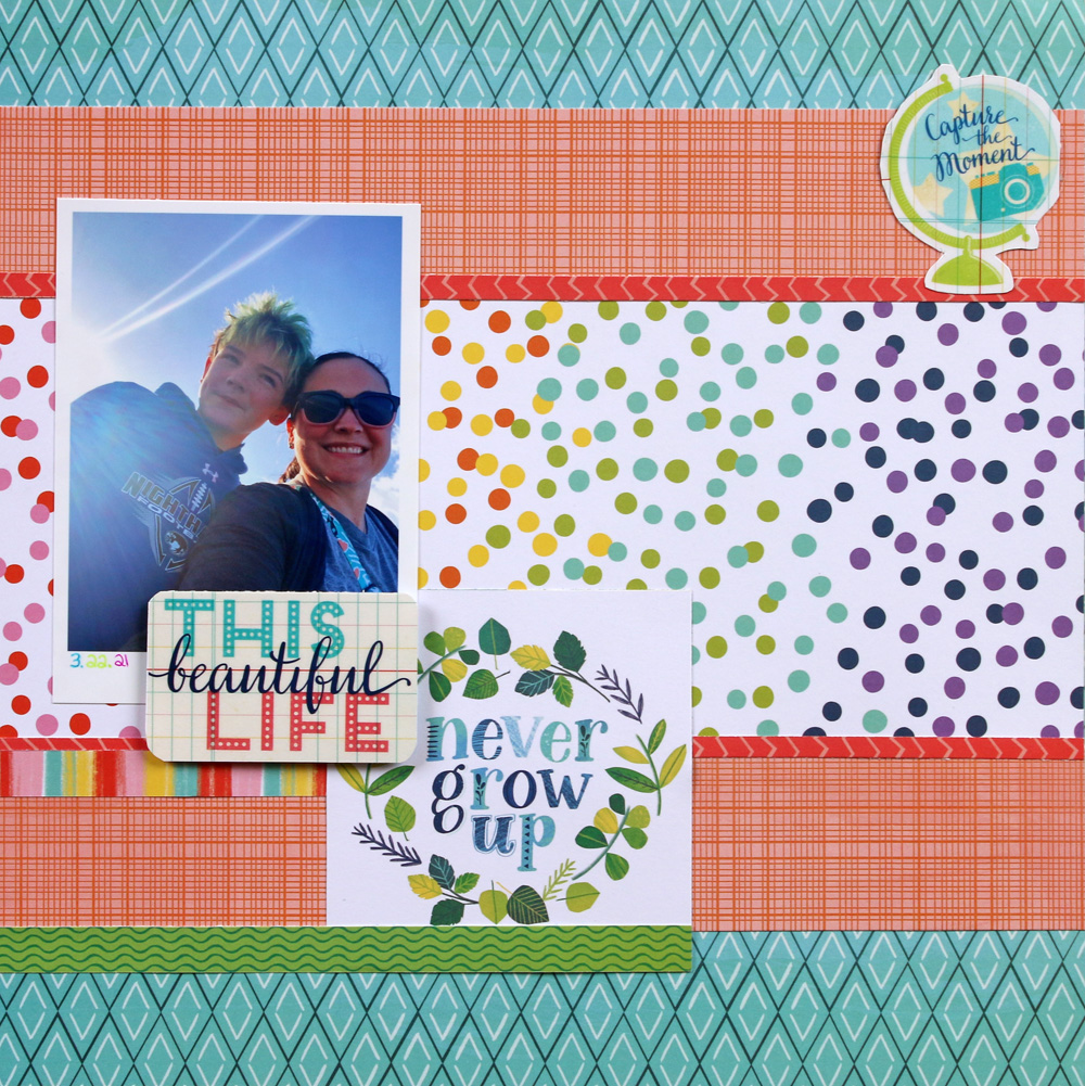 Scrapbooking Daily - Check out this beautiful layout! Perfect for