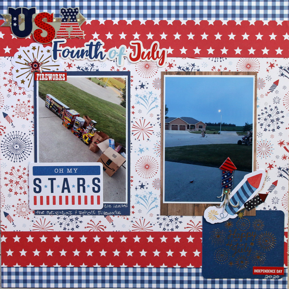 4th of July Layout Ideas