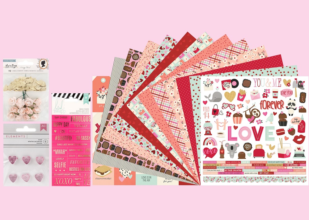 February 2022 Scrapbook Kit Reveal