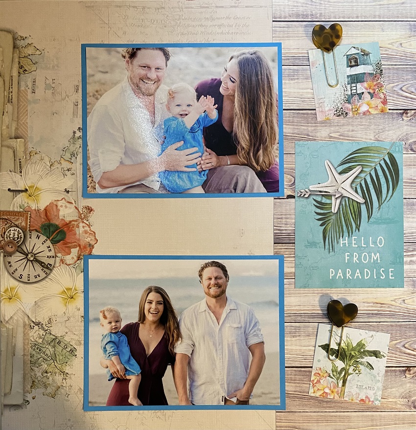 summer scrapbook layouts and cards