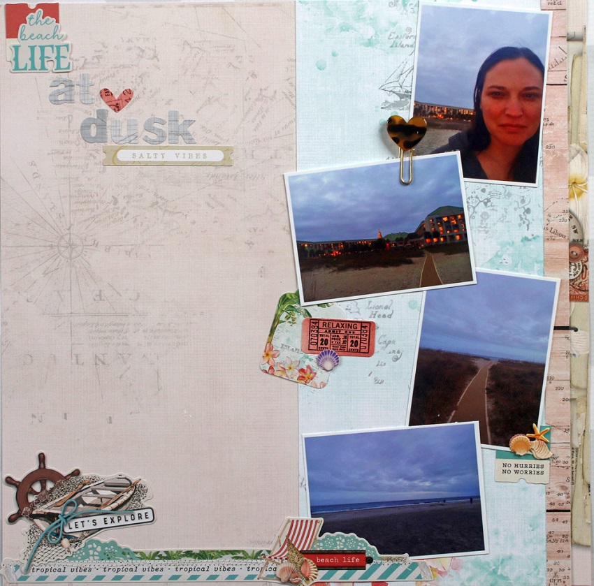 summer scrapbook layouts and cards