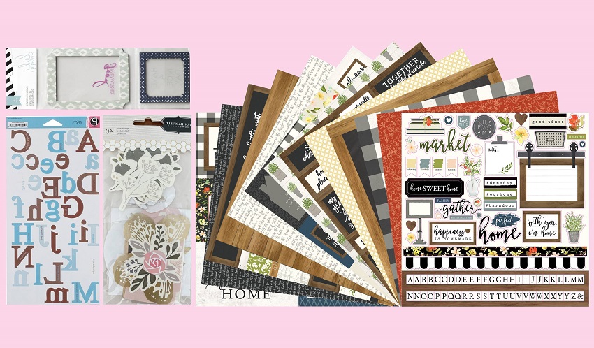 6 Home Scrapbook Layouts