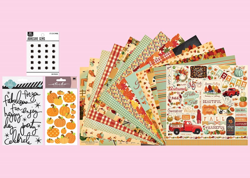 November 2022 Scrapbook Kit Reveal