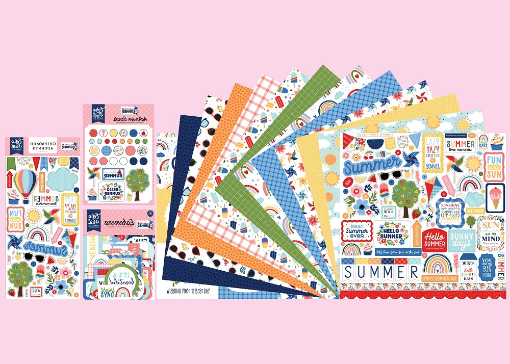 June 2023 Scrapbook Kit Reveal - My Favorite Summer by Echo Park