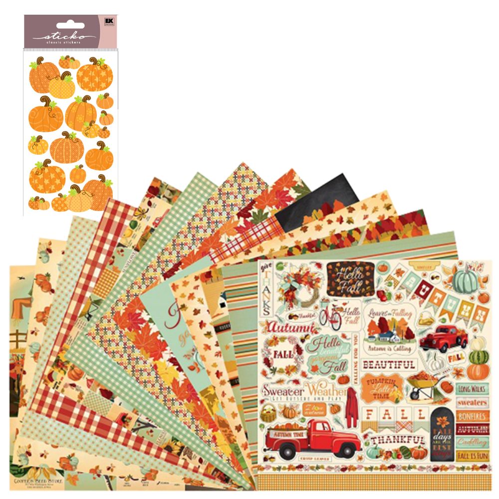 Fall Break Scrapbooking Kit ScrapbookingStore